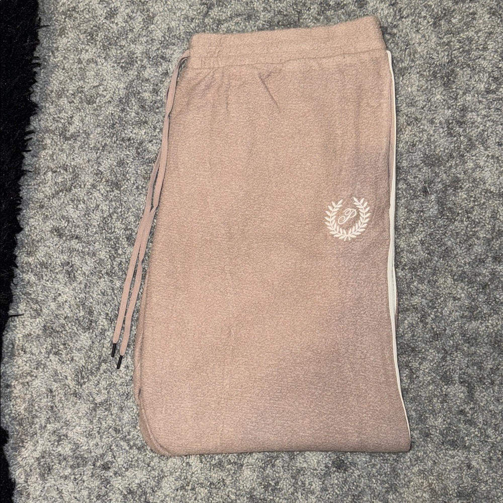 PINK Reverse Fleece High-Waist Gym Pants